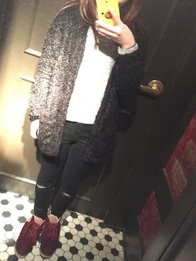 「H&M（エイチ・アンド・エム）のアイテム（その他アウター）」を使った、Kamさん（レディース・153cm）の秋コーディネート
