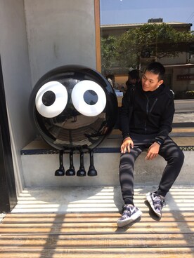 「ELEMENT（エレメント）のアイテム（ジャケット/アウター）」を使った、吳俊儀さん（メンズ・173cm）の春コーディネート