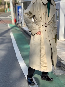 「stein」｜「アイテム（その他シューズ）」を使った、zumaさん（メンズ・170cm）の冬コーディネート