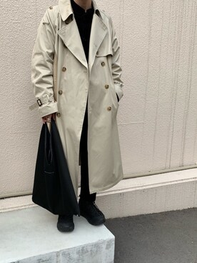 「Scye（サイ）のアイテム（ブルゾン）」を使った、zumaさん（メンズ・170cm）の春コーディネート
