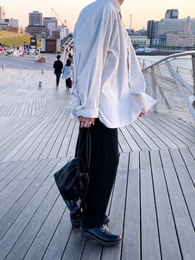 「stein」｜「アイテム（その他シューズ）」を使った、zumaさん（メンズ・170cm）の夏コーディネート