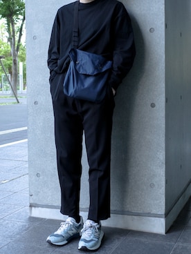 「PRADA（プラダ）のアイテム（スラックス）」を使った、zumaさん（メンズ・170cm）の夏コーディネート