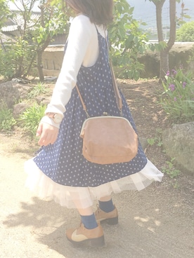 「アイテム（ブーティ）」を使った、なっちゃんさん（レディース・148cm・10代）の春コーディネート