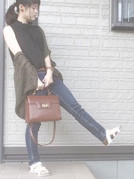 「アイテム（ピアス（両耳用））」を使った、なっちゃんさん（レディース・148cm・20代）の秋コーディネート