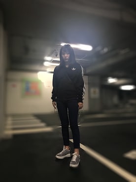 「Chuu」｜「アイテム（その他アウター）」を使った、saoriさん（レディース・155cm）の秋コーディネート