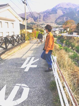 「アイテム（カバーオール）」を使った、Kaipeeei.さん（メンズ・175cm・10代）の春コーディネート