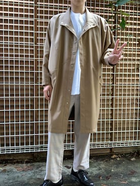 「CASPER JOHN（キャスパージョン）のアイテム（その他アウター）」を使った、たいさん（メンズ・173cm）の秋コーディネート