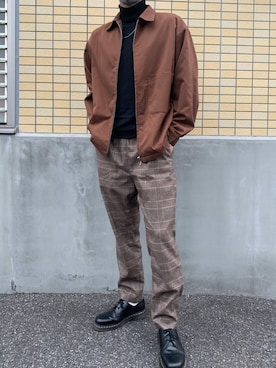 「417 EDIFICE（フォーワンセブンエディフィス）のアイテム（その他パンツ）」を使った、ko0427heiさん（メンズ・179cm）の春コーディネート