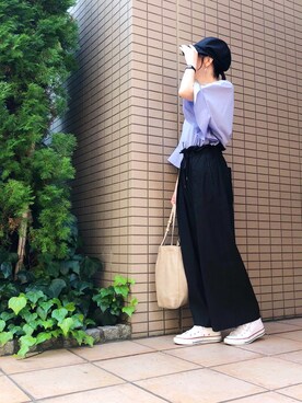 「TOPKAPI（トプカピ）のアイテム（帽子）」を使った、miiさん（レディース・151cm）の秋コーディネート