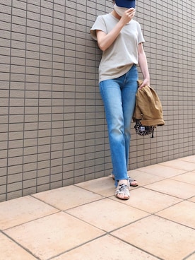「WISM（ウィズム）のアイテム」を使った、miiさん（レディース・151cm）の春コーディネート