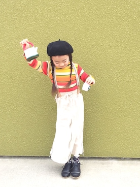 「goa（ゴア）のアイテム」を使った、RRさん（キッズ・100cm）の春コーディネート