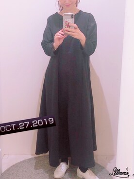 「M.deux（エムドゥ）のアイテム（シューズ）」を使った、karinrinさん（レディース・156cm）の秋コーディネート