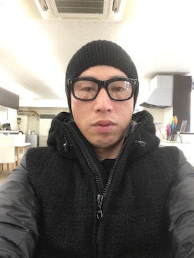 「1PIU1UGUALE3  RELAX （ウノピゥウノウグァーレトレ リラックス）のアイテム（帽子）」を使った、淳△さん（メンズ・168cm）の冬コーディネート