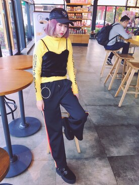 小鸟胃Abby酱さん(レディース・159cm)の春コーディネート