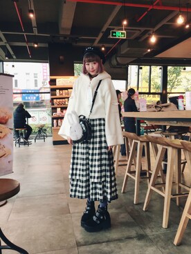 小鸟胃Abby酱さん(レディース・159cm)の春コーディネート