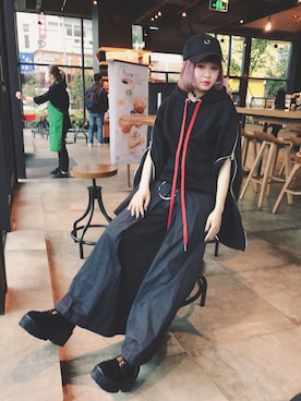 小鸟胃Abby酱さん（レディース・159cm）の春コーディネート