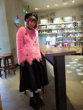 小鸟胃Abby酱さん（レディース・159cm）の春コーディネート