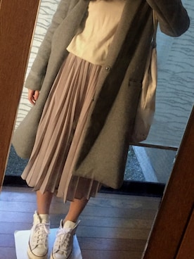「冬パステル」｜ふゆさん（レディース・158cm）の冬コーディネート