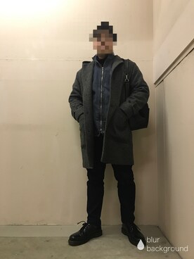 「A.P.C.（アーペーセー）のアイテム（ブルゾン）」を使った、ケンさん（メンズ・168cm）の冬コーディネート