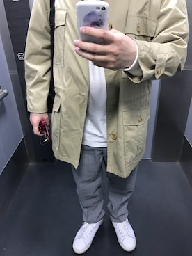 「GRENFELL（グレンフェル）のアイテム」を使った、ケンさん（メンズ・168cm）の春コーディネート