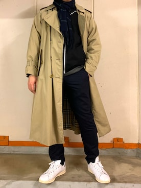 「KNOTT（ノット）のアイテム」を使った、ケンさん（メンズ・168cm）の冬コーディネート