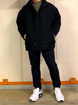 「KNOTT（ノット）のアイテム」を使った、ケンさん（メンズ・168cm）の冬コーディネート