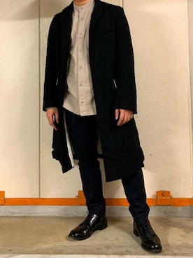 「KNOTT（ノット）のアイテム」を使った、ケンさん（メンズ・168cm）の春コーディネート