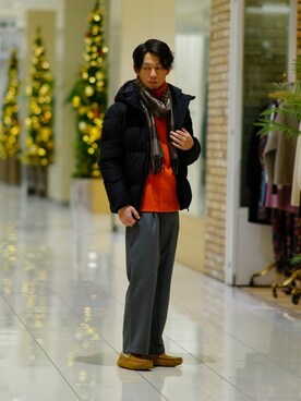 「UGG（アグ）のアイテム」を使った、SHINOさん（メンズ・168cm）の冬コーディネート