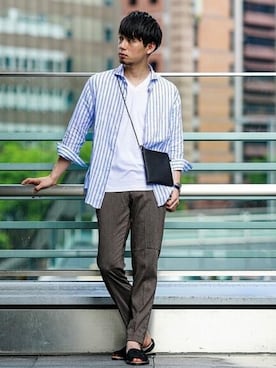 SHINOさん（メンズ・168cm）の夏コーディネート