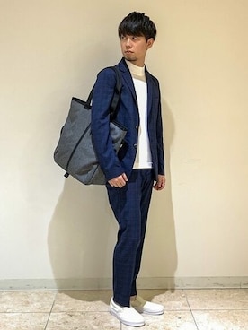 「AER」｜SHINOさん（メンズ・168cm）の夏コーディネート