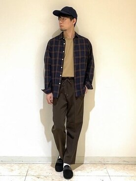 「EDIFICE（エディフィス）のアイテム（キャップ）」を使った、SHINOさん（メンズ・168cm）の夏コーディネート