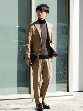 「アイテム（その他シューズ）」を使った、SHINOさん（メンズ・168cm）の秋コーディネート