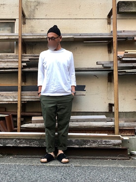 「アイテム（トップス）」を使った、yonemicci70さん（メンズ・173cm・40代）の秋コーディネート