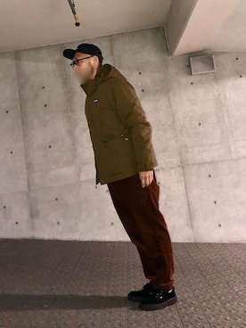 「VANS（バンズ）のVANS ヴァンズ ERA CRP エラ CRP V3470S 18SP S/BLACK（スニーカー）」を使った、yonemicci70さん（メンズ・173cm）の春コーディネート