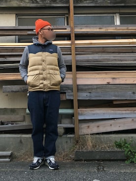 「アイテム（パンツ）」を使った、yonemicci70さん（メンズ・173cm）の春コーディネート