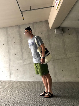 「アイテム（サンダル）」を使った、yonemicci70さん（メンズ・173cm・40代）の夏コーディネート