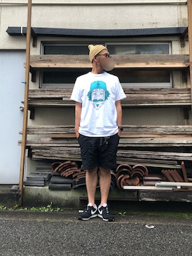 「クセが強い」｜yonemicci70さん（メンズ・173cm）の夏コーディネート