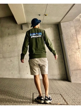 「アイテム（スウェット）」を使った、yonemicci70さん（メンズ・173cm・50代）の秋コーディネート