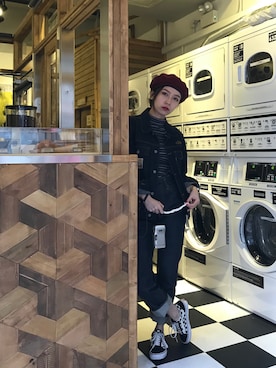 「Subcrew（サブクルー）のアイテム」を使った、MARY•JOEYTSEさん（レディース・163cm）の冬コーディネート