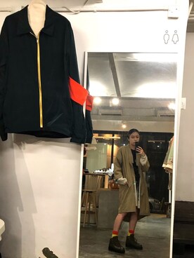「kimono」｜「アイテム（ブーティ）」を使った、MARY•JOEYTSEさん（レディース・164cm）の冬コーディネート