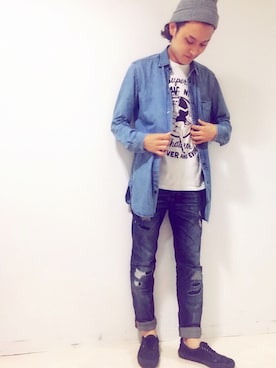 NTさん(メンズ・177cm)の夏コーディネート