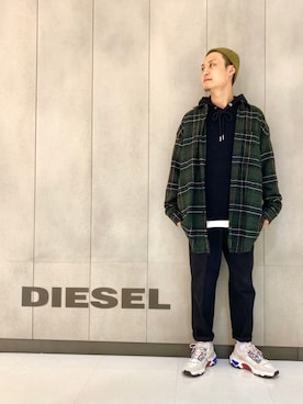 「白ソックス」｜NＴさん（メンズ・177cm）の冬コーディネート