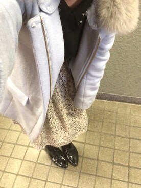 「MISCH MASCH（ミッシュマッシュ）のアイテム（その他アウター）」を使った、このみさん（レディース・153cm）の秋コーディネート