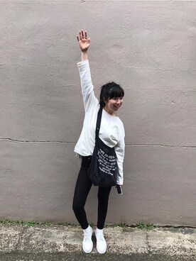 「Dr. Martens（ドクターマーチン）のDr.Martens / ドクターマーチン 1461 3EYE GIBSON SHOE 3ホール ギブソン シューズ ブーツ（ブーツ）」を使った、achelさん（レディース・163cm）の春コーディネート