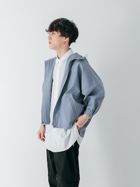 「SENSE OF PLACE by URBAN RESEARCH（センスオブプレイスバイアーバンリサーチ）のアイテム（マウンテンパーカー）」を使った、kainanさん（メンズ・176cm）の冬コーディネート
