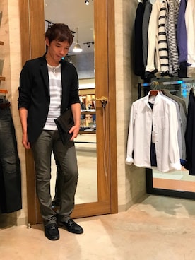 「ゆめタウン徳島HW」｜hiroyuki mizobeさん（メンズ・171cm）の夏コーディネート
