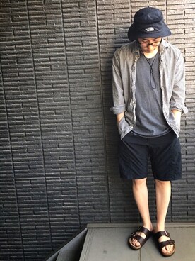 まっかんさん（メンズ・168cm）の春コーディネート