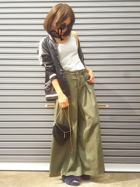 「アイテム（ブラジャー）」を使った、yukippeさん（レディース・150cm）の秋コーディネート