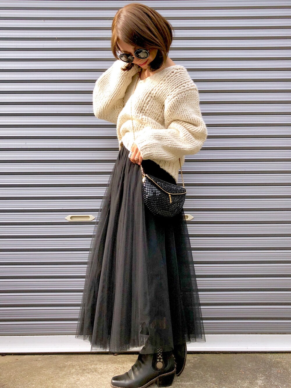 TODAYFUL（トゥデイフル）の「Vネックハンドニット（ニット/セーター