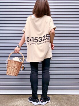 「petitcro（プティクロ）のpetitcro  ワイドバングル PCKB1901001（バングル/リストバンド）」を使った、yukippeさん（レディース・150cm）の夏コーディネート